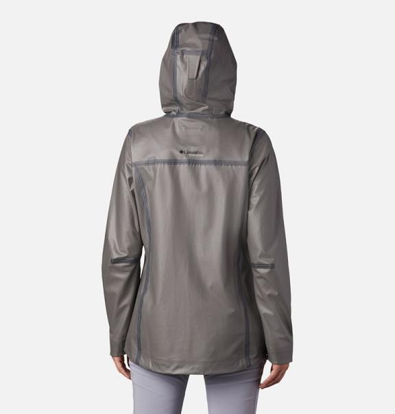 Columbia OutDry Ex Rain Jacket Grey For Women's NZ48367 New Zealand